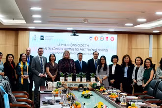 Lễ phát động cuộc thi Quản trị công ty hướng tới phát triển bền vững-ESG Challenge 2023 dành cho sinh viên.