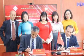 Lãnh đạo Bệnh viện Trung ương Thái Nguyên ký văn bản hợp tác với Bệnh viện St Mary’s (Nhật Bản) về cải tiến chất lượng, quản lý bệnh viện; quản lý điều dưỡng, điều dưỡng gia đình và chăm sóc toàn diện.