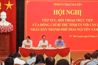 Buổi đối thoại cởi mở, thẳng thắn, chân tình giữa Bí thư Tỉnh ủy Thái Nguyên với cán bộ, nhân dân trên địa bàn thành phố Thái Nguyên.