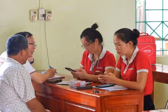 Viettel Thái Nguyên cung cấp dịch vụ 5G cho người dân.