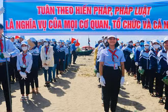 Mít tinh kỷ niệm 10 năm Ngày Pháp luật Việt Nam