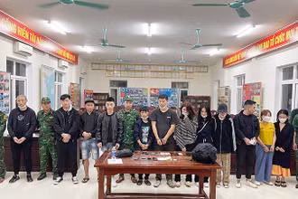 Các đối tượng liên quan trong đường dây đưa người nhập cảnh trái phép vừa bị bắt giữ.