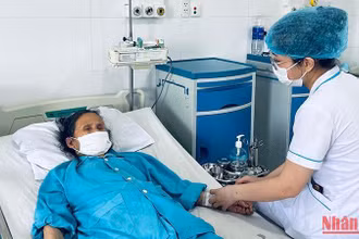 Bệnh nhân được cứu sống kịp thời sau ca mổ kéo dài 5 tiếng đồng hồ.
