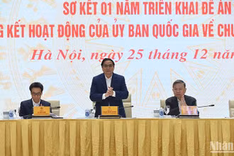 Thủ tướng Phạm Minh Chính dự và chỉ đạo Hội nghị.