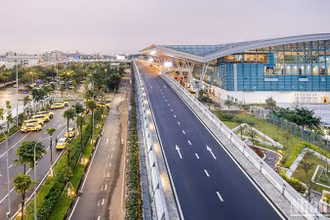 Nhà ga quốc tế Đà Nẵng.
