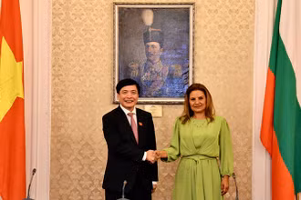 Tổng Thư ký, Chủ nhiệm Văn phòng Quốc hội Bùi Văn Cường gặp, làm việc với Tổng Thư ký Quốc hội Bulgaria.