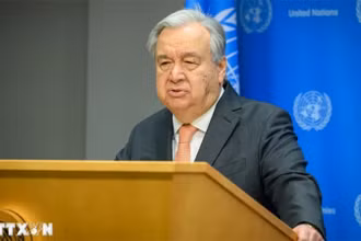 Tổng thư ký Liên hợp quốc António Guterres. (Nguồn: AFP/TTXVN)