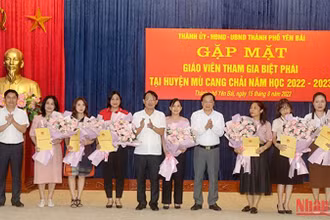 Yên Bái biệt phái 15 giáo viên ngoại ngữ về vùng đặc biệt khó khăn