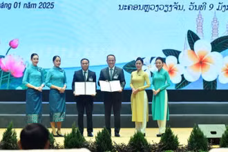 Vietnam Airlines và Lao Airlines ký kết Biên bản ghi nhớ (MOU), mở ra giai đoạn hợp tác chiến lược sâu rộng giữa hai hãng hàng không quốc gia.