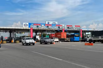 Trạm thu phí Long Phước trên tuyến cao tốc Thành phố Hồ Chí Minh-Long Thành-Dầu Giây.