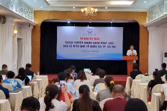 Toàn cảnh Hội nghị tập huấn.