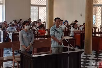 Hai bị cáo lãnh án tù.
