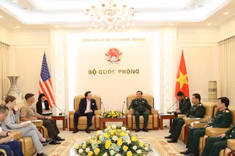 Quang cảnh buổi làm việc.