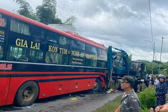 Hiện trường vụ tai nạn.