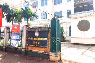 Cơ quan Ủy ban Mặt trận Tổ quốc Việt Nam tỉnh Gia Lai, nơi bà Hiền làm việc.
