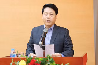 Phó Thống đốc Ngân hàng Nhà nước Việt Nam Phạm Tiến Dũng phát biểu.