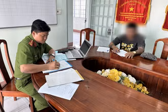 Làm việc với Công an, ông L. đã thừa nhận hành vi vi phạm của mình.