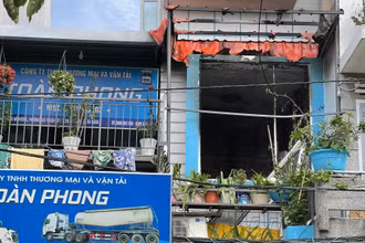 Vụ cháy xảy ra tại tầng 2 căn nhà.
