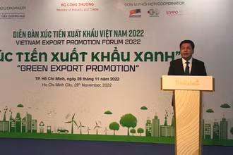 Bộ trưởng Công thương Nguyễn Hồng Diên phát biểu tại Diễn đàn.