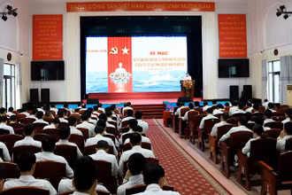 Lễ Bế mạc Hội thi sáng kiến mô hình huấn luyện.
