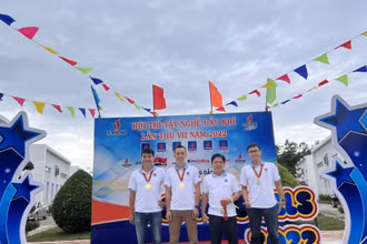 Đội tuyển Vận hành khai thác VSP tham gia Hội thi tay nghề Dầu khí PVN năm 2022.