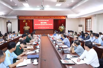 Quang cảnh hội nghị tại Ban Tuyên giáo Trung ương.