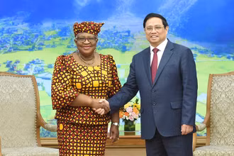 Thủ tướng Phạm Minh Chính tiếp bà Ngozi Okonjo-Iweala, Tổng Giám đốc WTO.