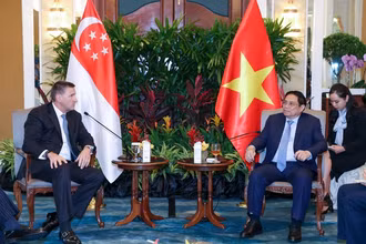 Quang cảnh buổi tiếp.