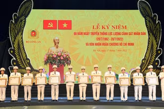 Quang cảnh lễ kỷ niệm.