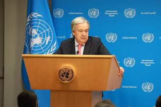 Tổng thư ký Antonio Guterres. (Ảnh: THX/TTXVN)