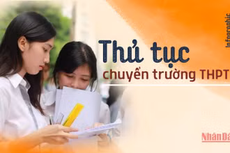 Thủ tục chuyển trường cho học sinh Trung học phổ thông