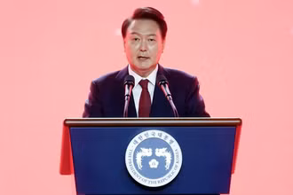 Tổng thống Hàn Quốc Yoon Suk Yeol. (Ảnh: Yonhap/TTXVN)