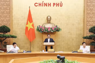 Thủ tướng Phạm Minh Chính chủ trì phiên họp Chính phủ thường kỳ tháng 4/2023.
