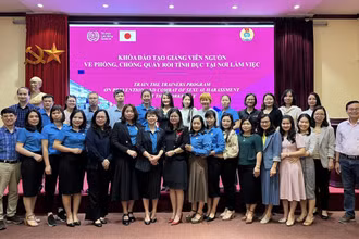 Các học viên tham gia khóa đào tạo.