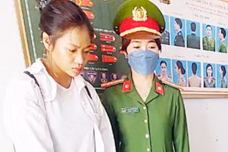 Công an bắt tạm giam đối tượng Trần Thị Nhơn.