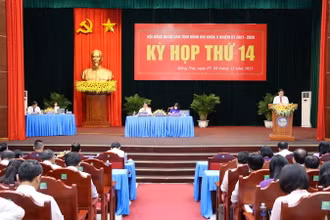 Quang cảnh kỳ họp.