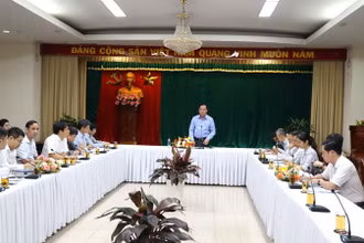 Quang cảnh buổi làm việc.