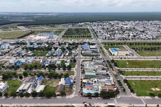 Một góc khu tái định cư Lộc An-Bình Sơn.