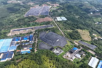 Khu xử lý chất thải Quang Trung đang tiếp nhận, xử lý rác sinh hoạt cho 8/11 huyện, thành phố của tỉnh Đồng Nai.