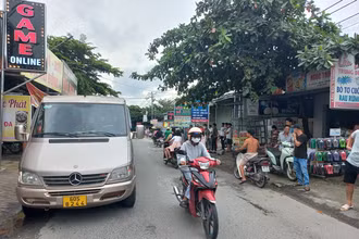 Hiện trường nơi xảy ra vụ tai nạn.