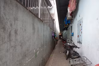 Khu vực phòng trọ nơi xảy ra sự việc.