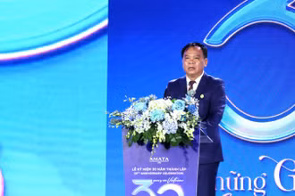 Chủ tịch Ủy ban nhân dân tỉnh Đồng Nai Võ Tấn Đức phát biểu tại sự kiện.