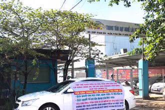 Trung tâm dạy nghề lái xe Sài Gòn, nơi xảy ra sai phạm. 