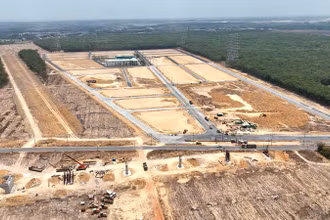 Khu tái định cư Long Đức được xây dựng để phục vụ dự án cao tốc Biên Hòa-Vũng Tàu.