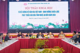 Toàn cảnh hội nghị.