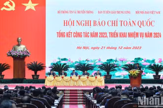 Hội nghị Báo chí toàn quốc tổng kết công tác năm 2023, triển khai nhiệm vụ năm 2024.