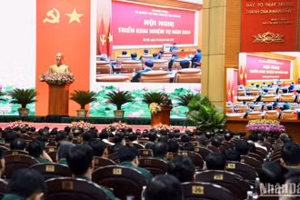 Quang cảnh Hội nghị. (Ảnh: TRẦN HẢI)