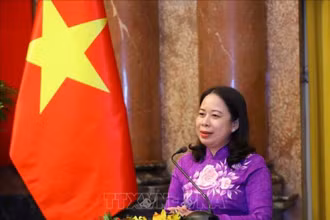 Bà Võ Thị Ánh Xuân. (Ảnh: TTXVN)