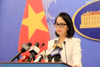 Người Phát ngôn Bộ Ngoại giao Việt Nam Phạm Thu Hằng. (Ảnh: Bộ Ngoại giao Việt Nam)