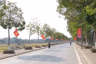 Hệ thống đường giao thông ở Thanh Trì được đầu tư bài bản. (Ảnh Thanh Hồng)
